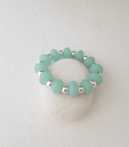 Sea Glass Stretch Bracelet